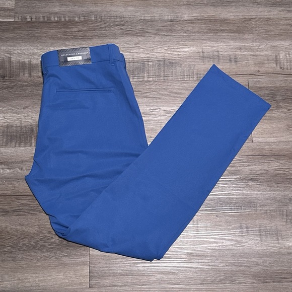 Holderness & Bourne Other - NEW Holderness & Bourne Men's Size 36x32 Maidstone Blue Garvey Golf Tech Pants